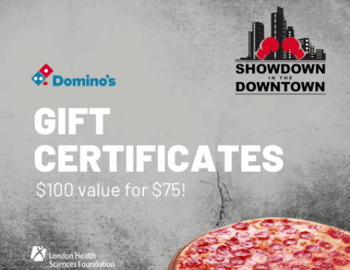 $100 Domino’s Gift Certificates for $75