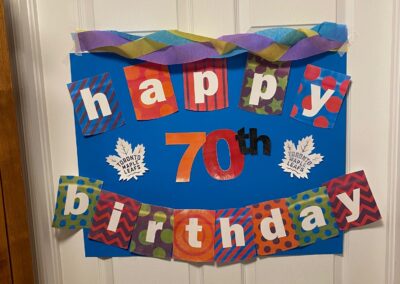 A Happy 70th Birthday poster